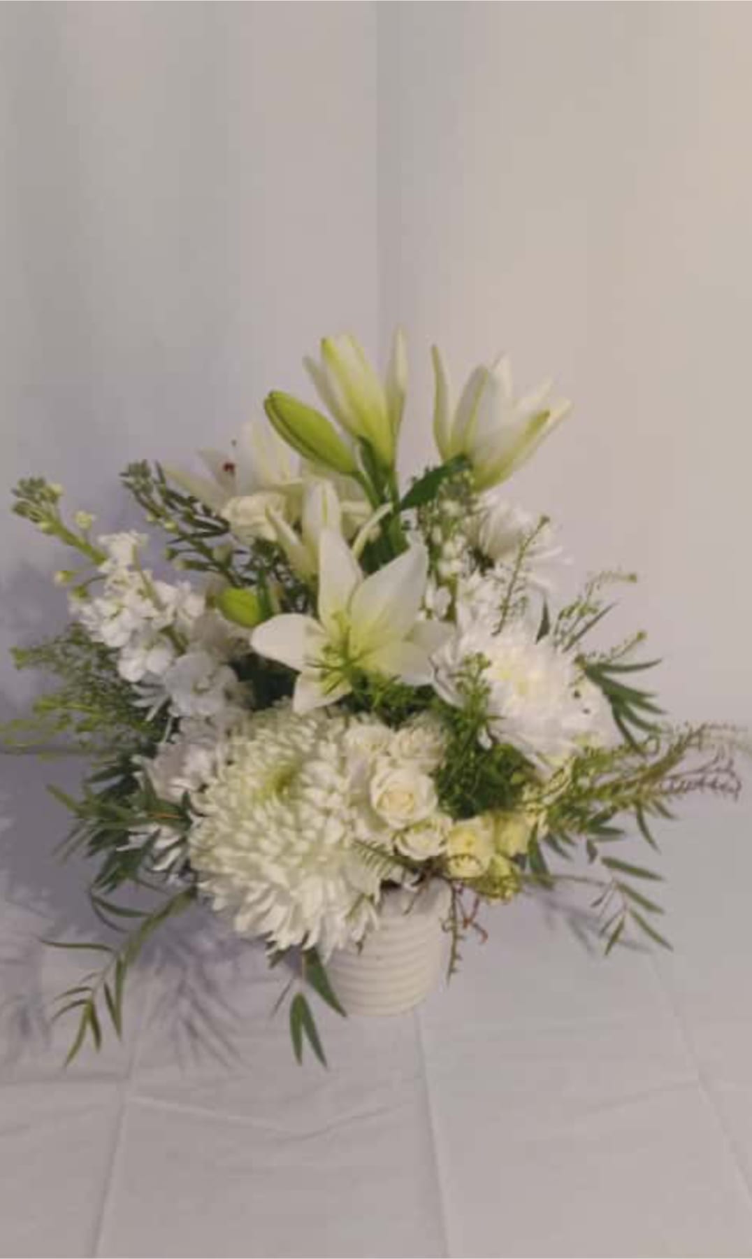 Sympathy and funeral flower arrangement 1 by Fredericksburg Florist