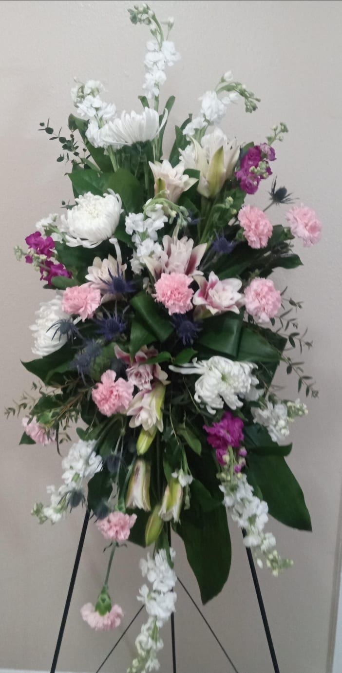 Sympathy and funeral flower arrangement 16 by Fredericksburg Florist