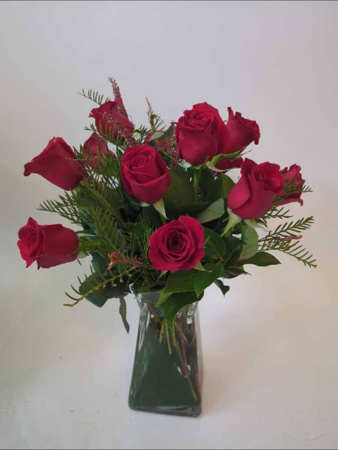 Fresh rose arrangement 1 designed by Fredericksburg Florist