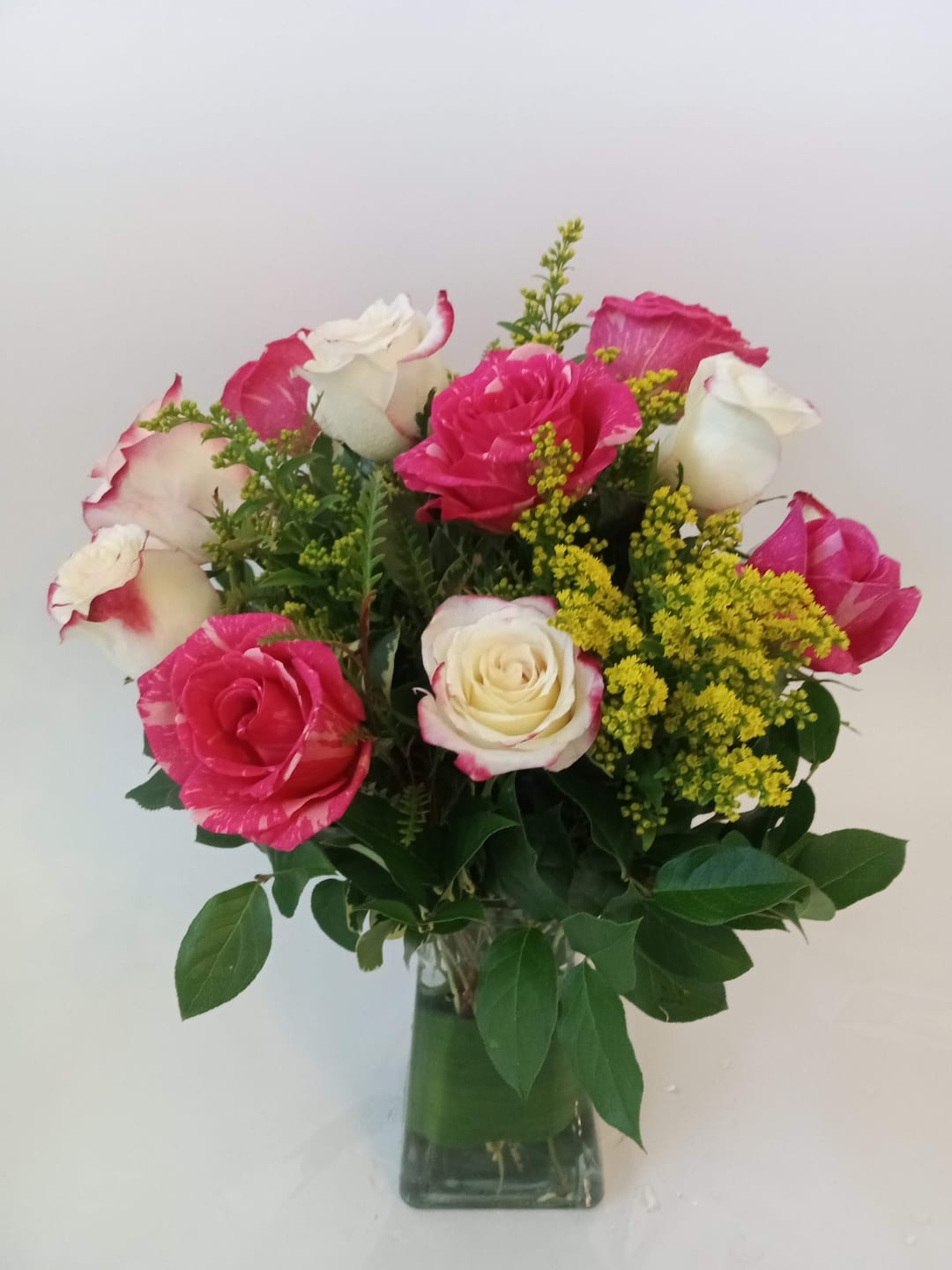 Fresh rose arrangement 2 designed by Fredericksburg Florist